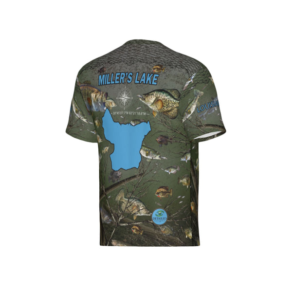 Men Miller's Lake Performance UPF+50 Short Sleeve Shirt