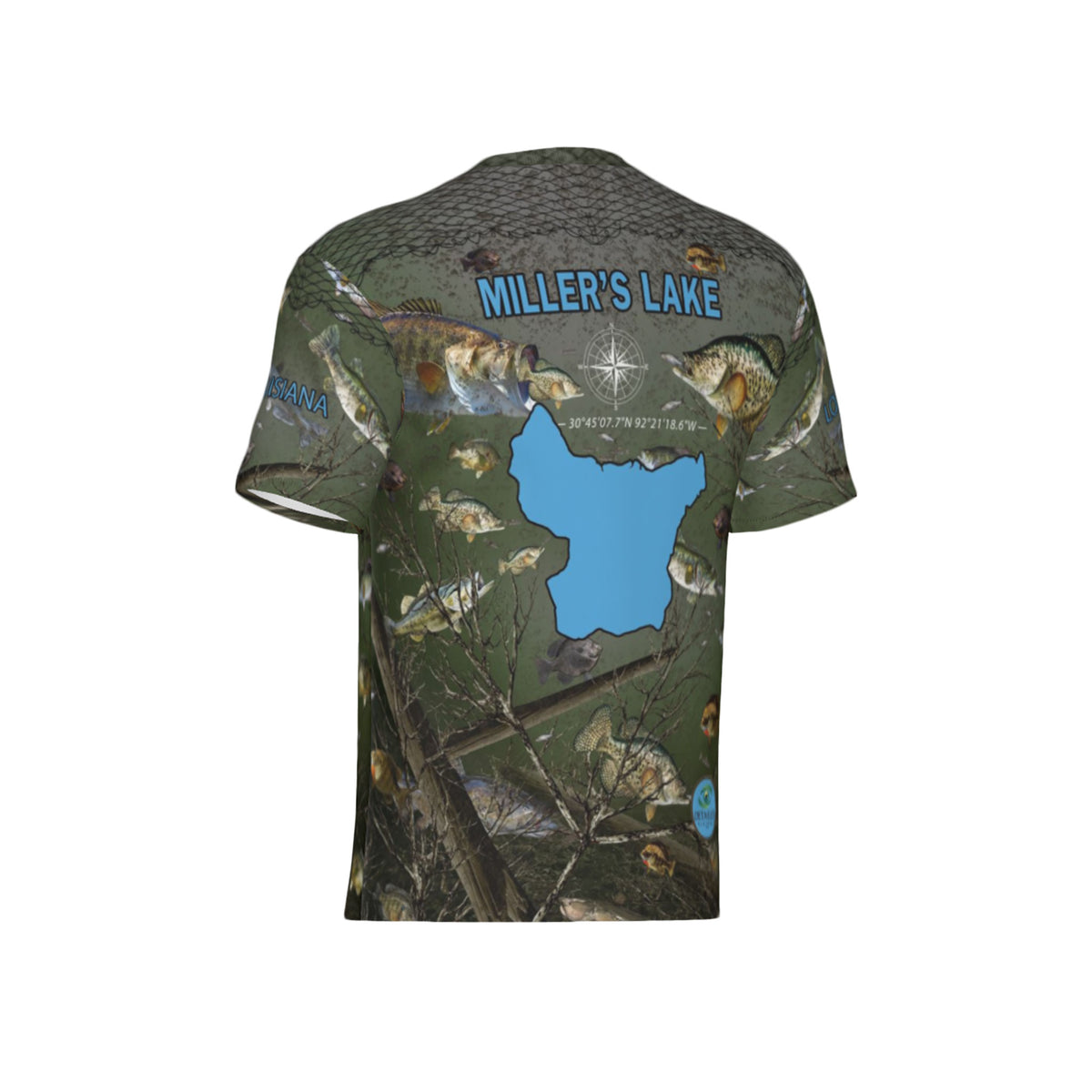 Men Miller's Lake Performance UPF+50 Short Sleeve Shirt