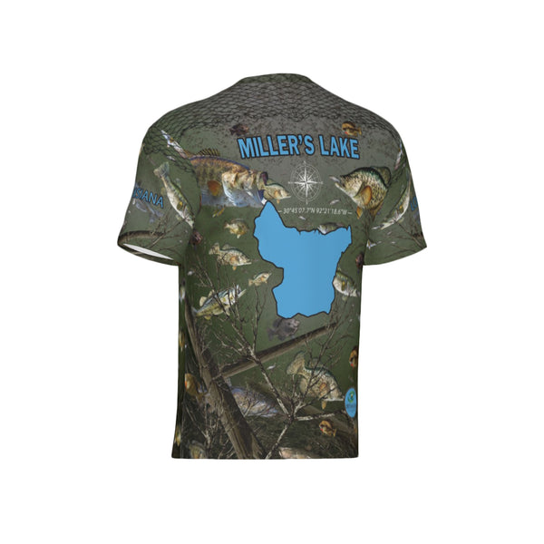 Men Miller's Lake Performance UPF+50 Short Sleeve Shirt