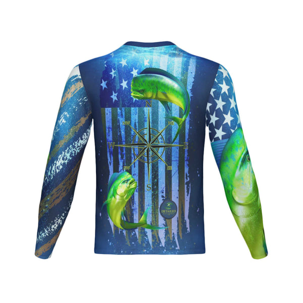Men Mahi Mahi Performance UPF+50 Long Sleeve Shirt