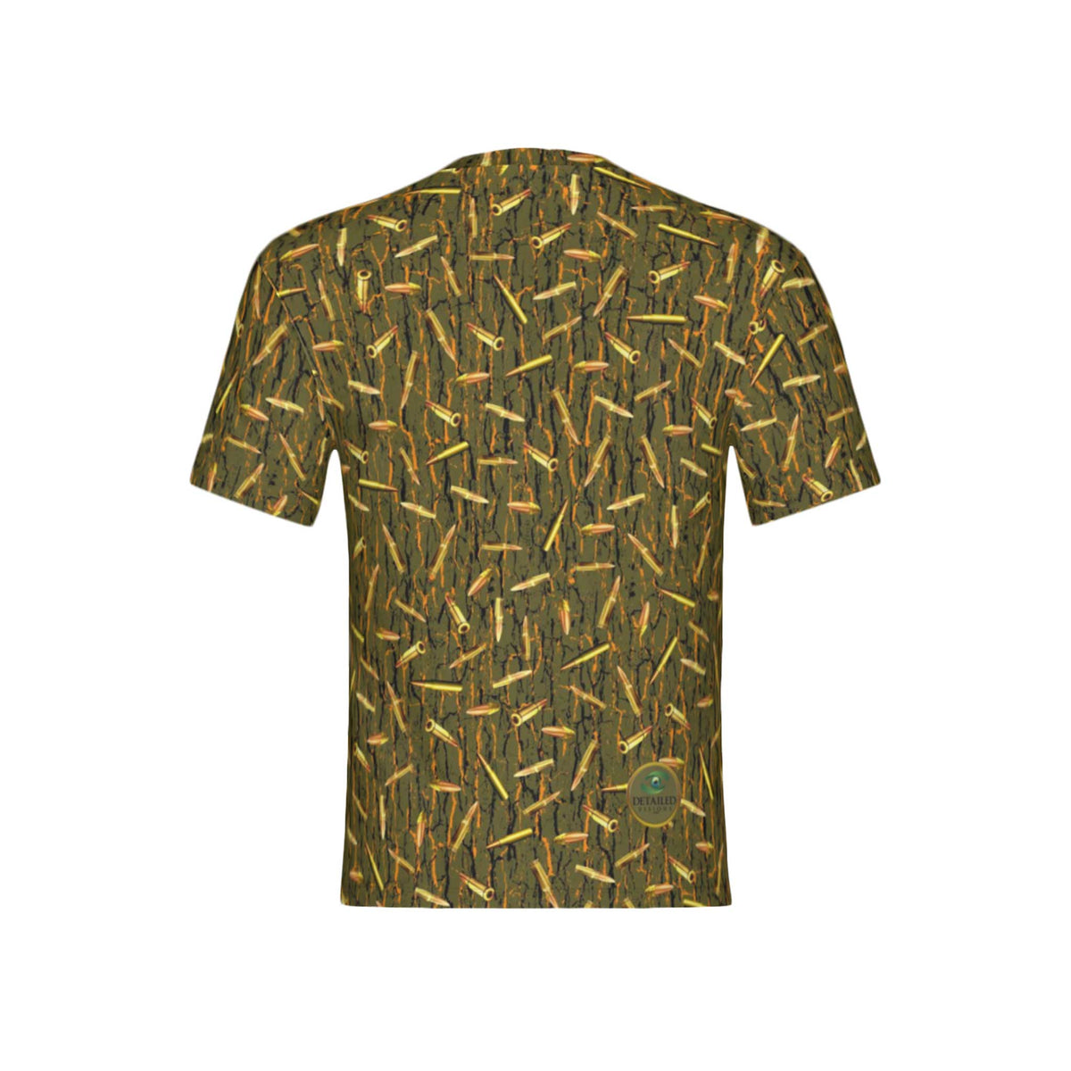 Men Tree Bark Ammo Camo Performance UPF+50 Short Sleeve Shirt