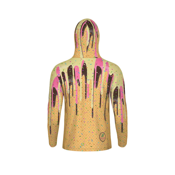 Triple Drip Neapolitan Unisex Performance UPF+50 Hoodie