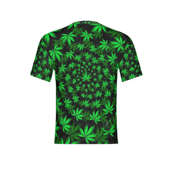 Men Twisted OG Kush & Lime Haze Performance UPF+50 Short Sleeve Shirt