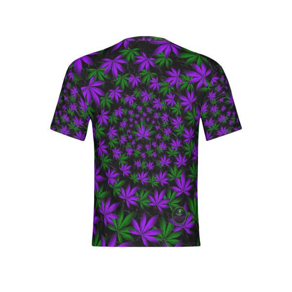 Men Twisted OG Kush & Grand Daddy Purp Performance UPF+50 Short Sleeve Shirt