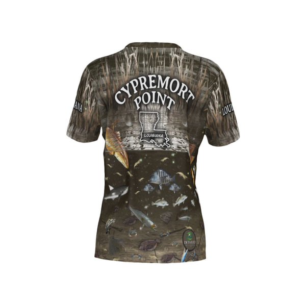 Women Cypremort Point Performance UPF+50 Crew Neck Short Sleeve Shirt