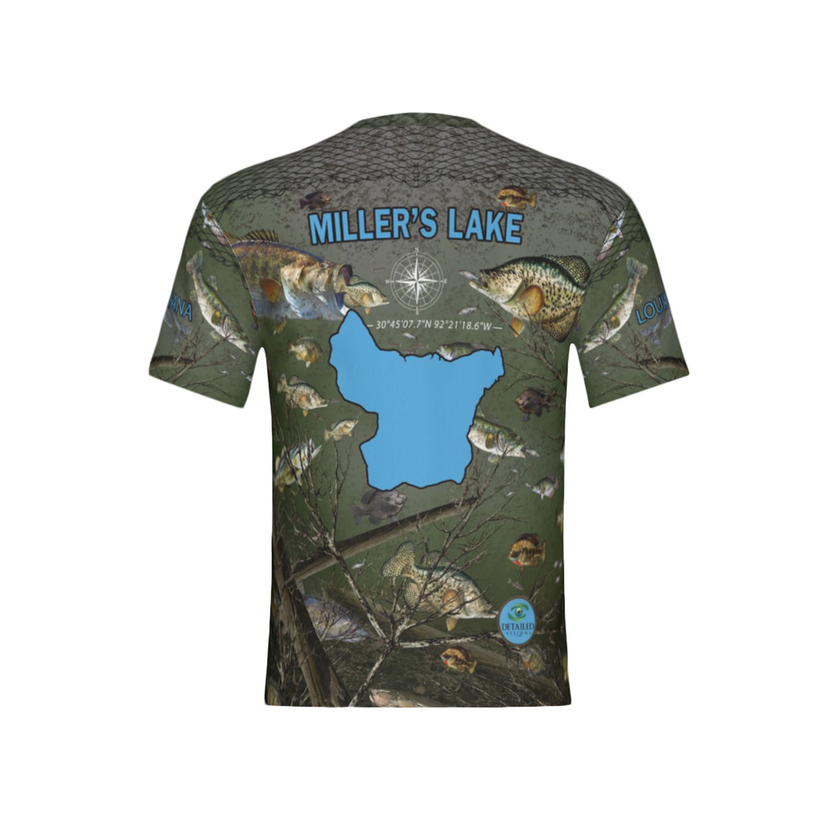 Men Miller's Lake Performance UPF+50 Short Sleeve Shirt