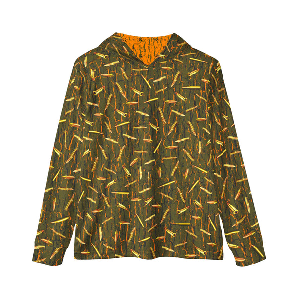 Tree Bark Ammo Camo Unisex Performance UPF+50 Hoodie