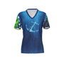 Women Mahi Mahi Performance UPF+50 V-Neck Short Sleeve Shirt