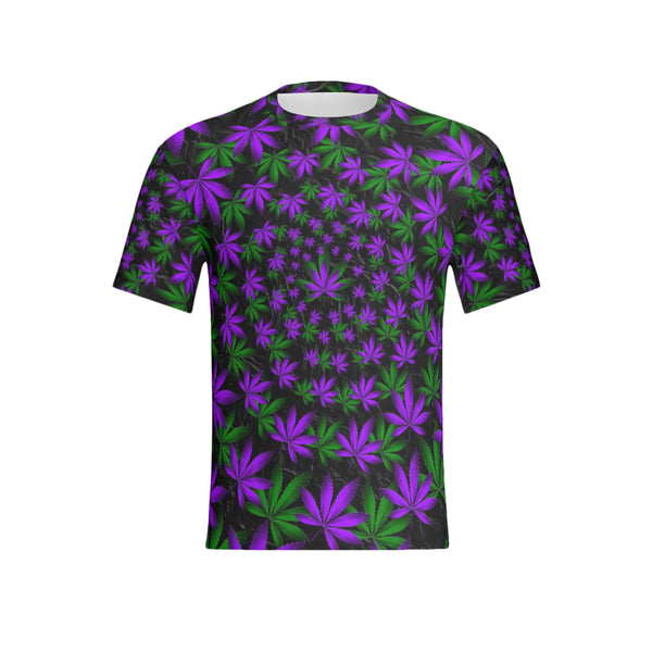 Men Twisted OG Kush & Grand Daddy Purp Performance UPF+50 Short Sleeve Shirt