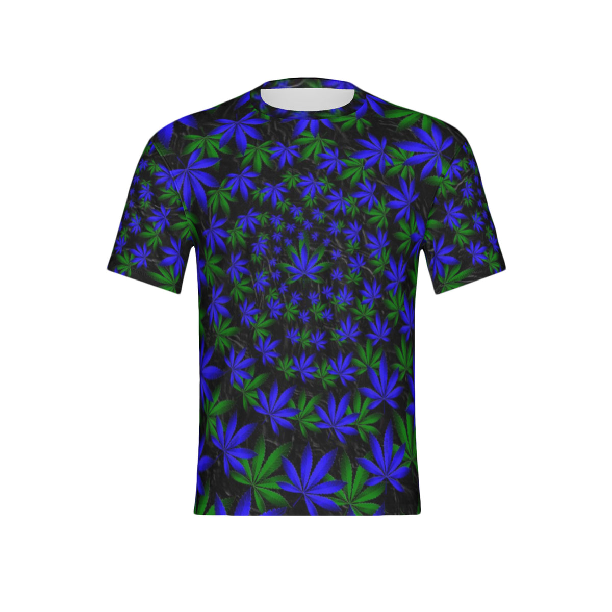 Men Twisted OG Kush & Blueberry Pie Performance UPF+50 Short Sleeve Shirt