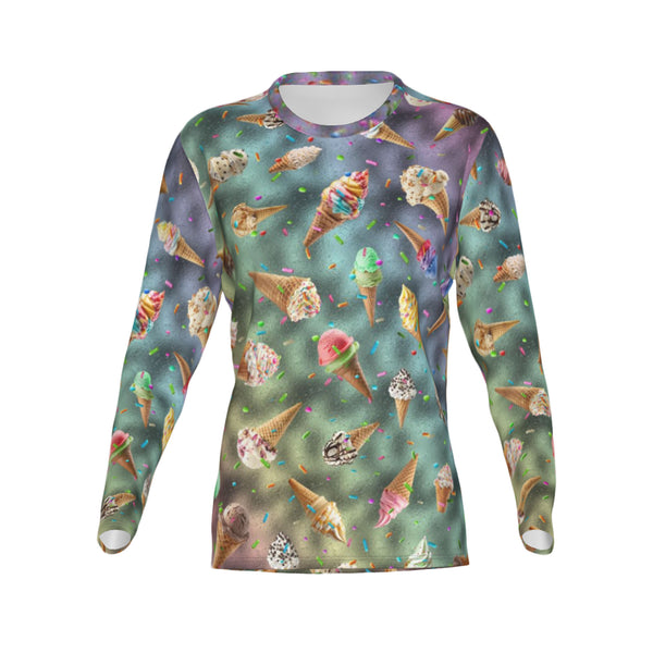 Women Cone-Tastrophe  Performance UPF+50 Crew Neck Long Sleeve Shirt