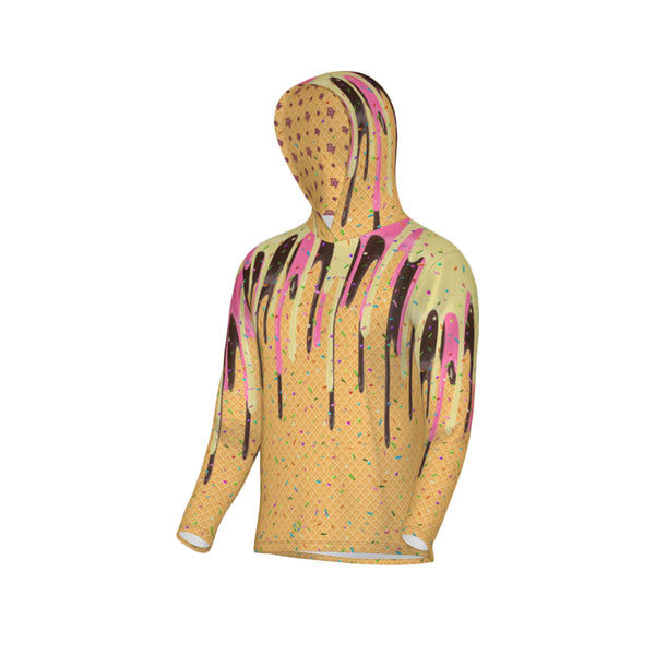 Triple Drip Neapolitan Unisex Performance UPF+50 Hoodie