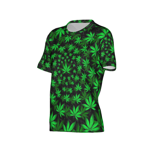Women Twisted OG Kush & Lime Haze Performance UPF+50 Crew Neck Short Sleeve Shirt