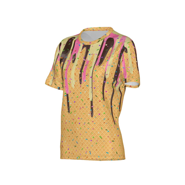 Women Triple Drip Neapolitan Performance UPF+50 Crew Neck Short Sleeve Shirt