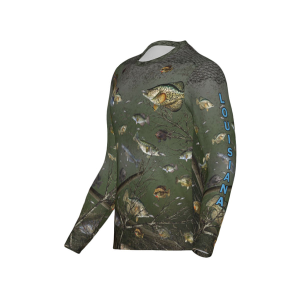 Men Miller's Lake Performance UPF+50 Long Sleeve Shirt