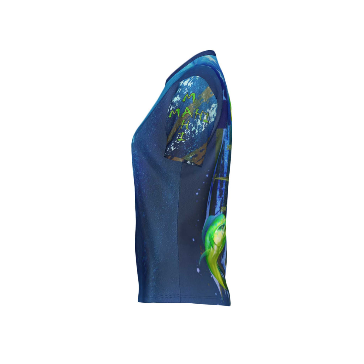 Women Mahi Mahi Performance UPF+50 Crew Neck Short Sleeve Shirt