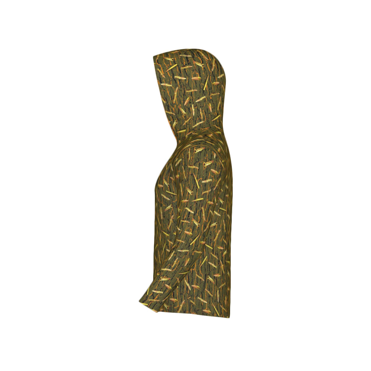 Tree Bark Ammo Camo Unisex Performance UPF+50 Hoodie