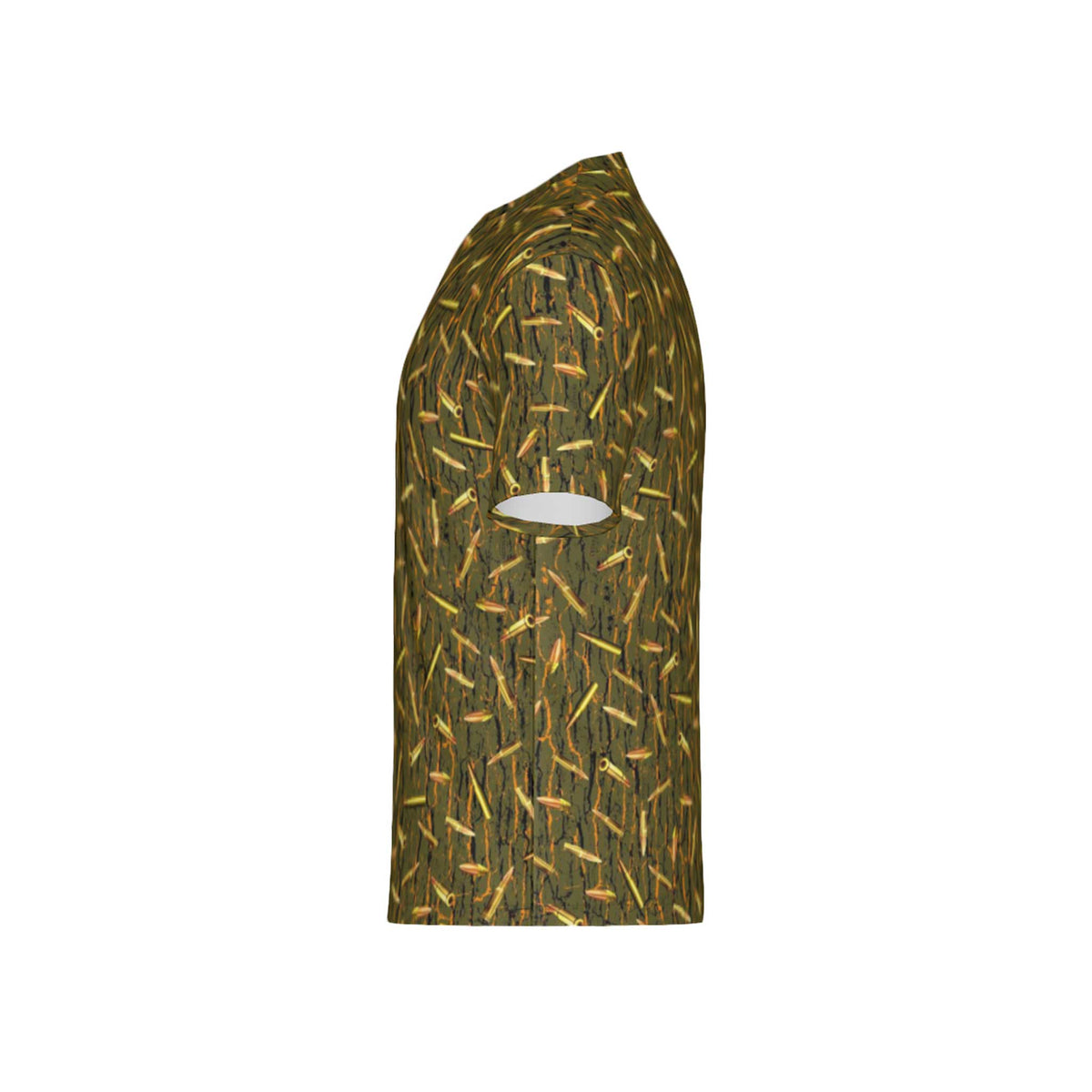 Men Tree Bark Ammo Camo Performance UPF+50 Short Sleeve Shirt