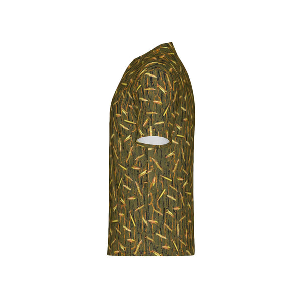 Men Tree Bark Ammo Camo Performance UPF+50 Short Sleeve Shirt