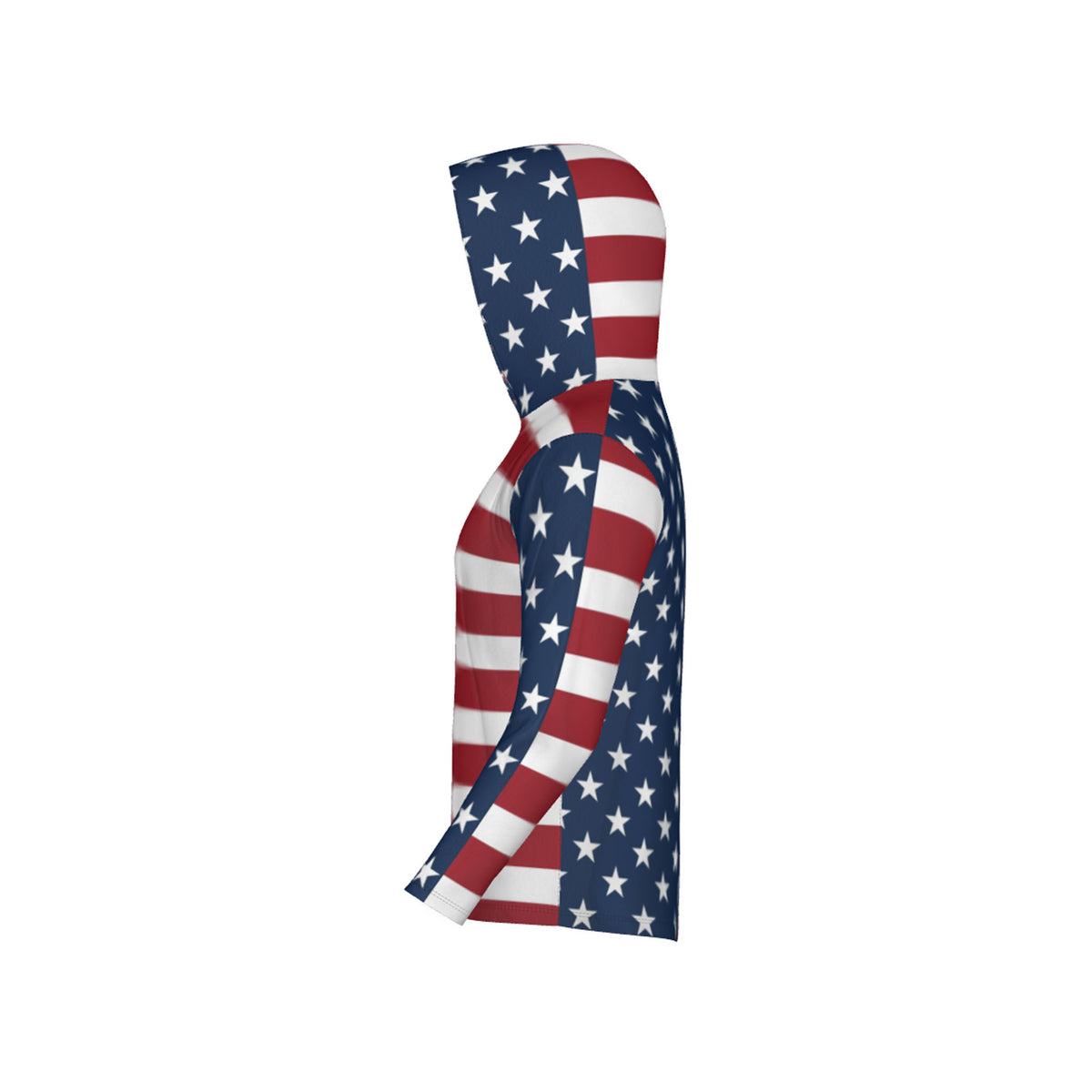 American Flag Mix-Match Unisex Performance UPF+50 Hoodie