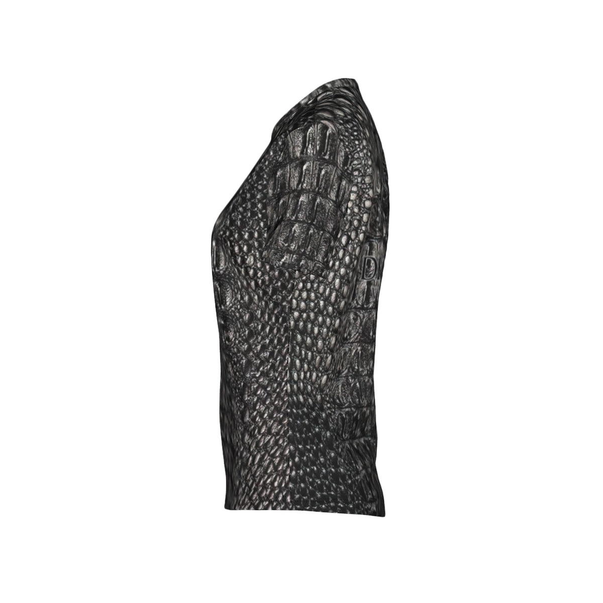 Women Black Gator Hyde Performance UPF+50 Crew Neck Short Sleeve Shirt