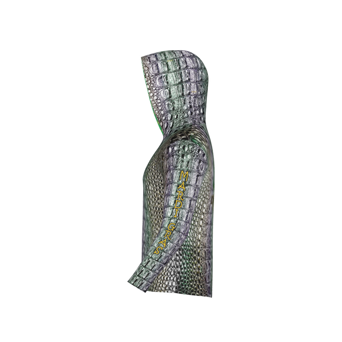 Mardi Gras Gators Unisex Performance UPF+50 Hoodie