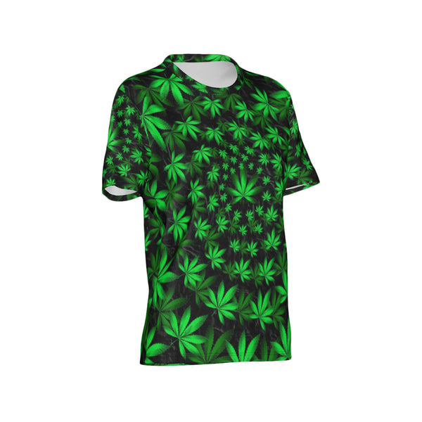 Women Twisted OG Kush & Lime Haze Performance UPF+50 Crew Neck Short Sleeve Shirt