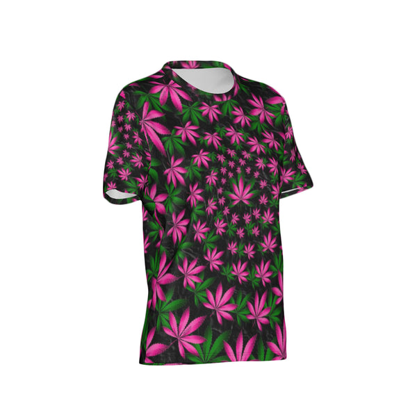 Women Twisted OG Kush & Cotton Candy Performance UPF+50 Crew Neck Short Sleeve Shirt