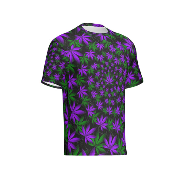 Men Twisted OG Kush & Grand Daddy Purp Performance UPF+50 Short Sleeve Shirt