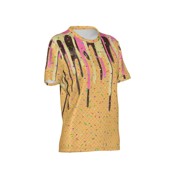 Women Triple Drip Neapolitan Performance UPF+50 Crew Neck Short Sleeve Shirt