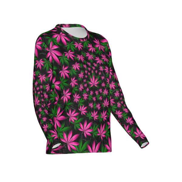 Women Twisted OG Kush & Cotton Candy Performance UPF+50 Crew Neck Long Sleeve Shirt