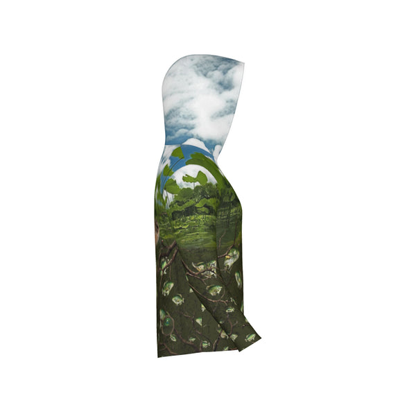 Crappie Fishing on a Pirogue Unisex Performance UPF+50 Hoodie