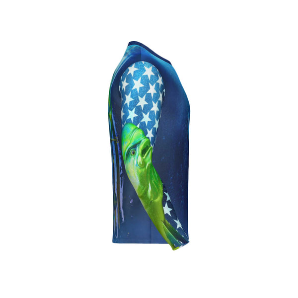 Men Mahi Mahi Performance UPF+50 Long Sleeve Shirt