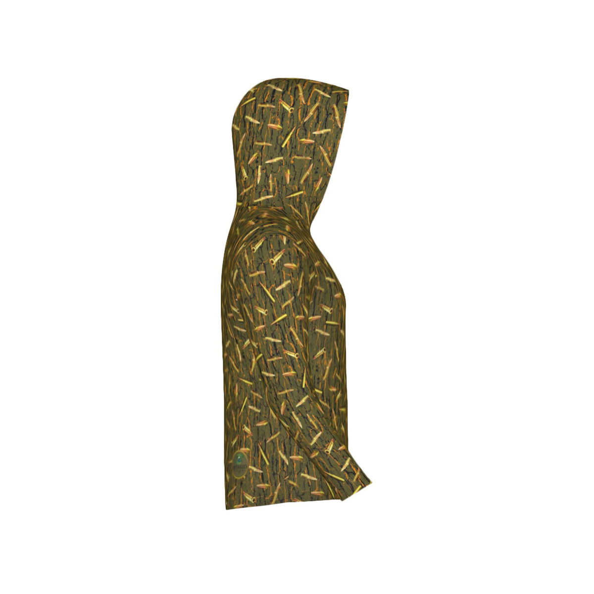 Tree Bark Ammo Camo Unisex Performance UPF+50 Hoodie