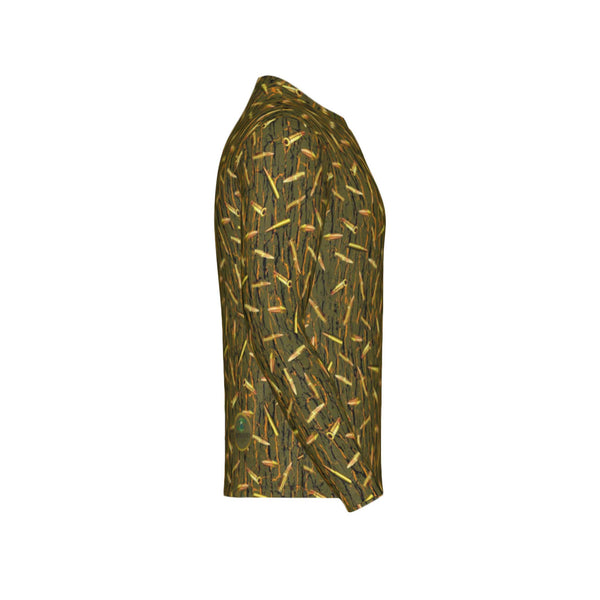 Men Tree Bark Ammo Camo Performance UPF+50 Long Sleeve Shirt