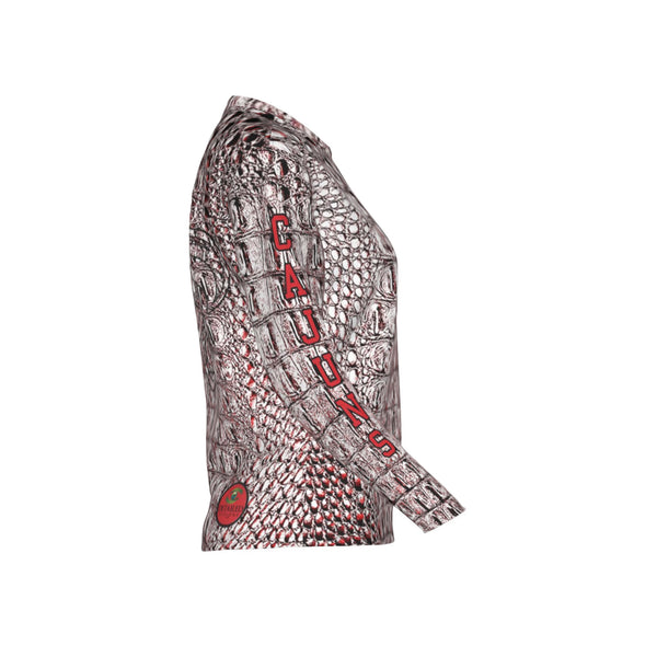Women Cajun Gators Performance UPF+50 Crew Neck Long Sleeve Shirt