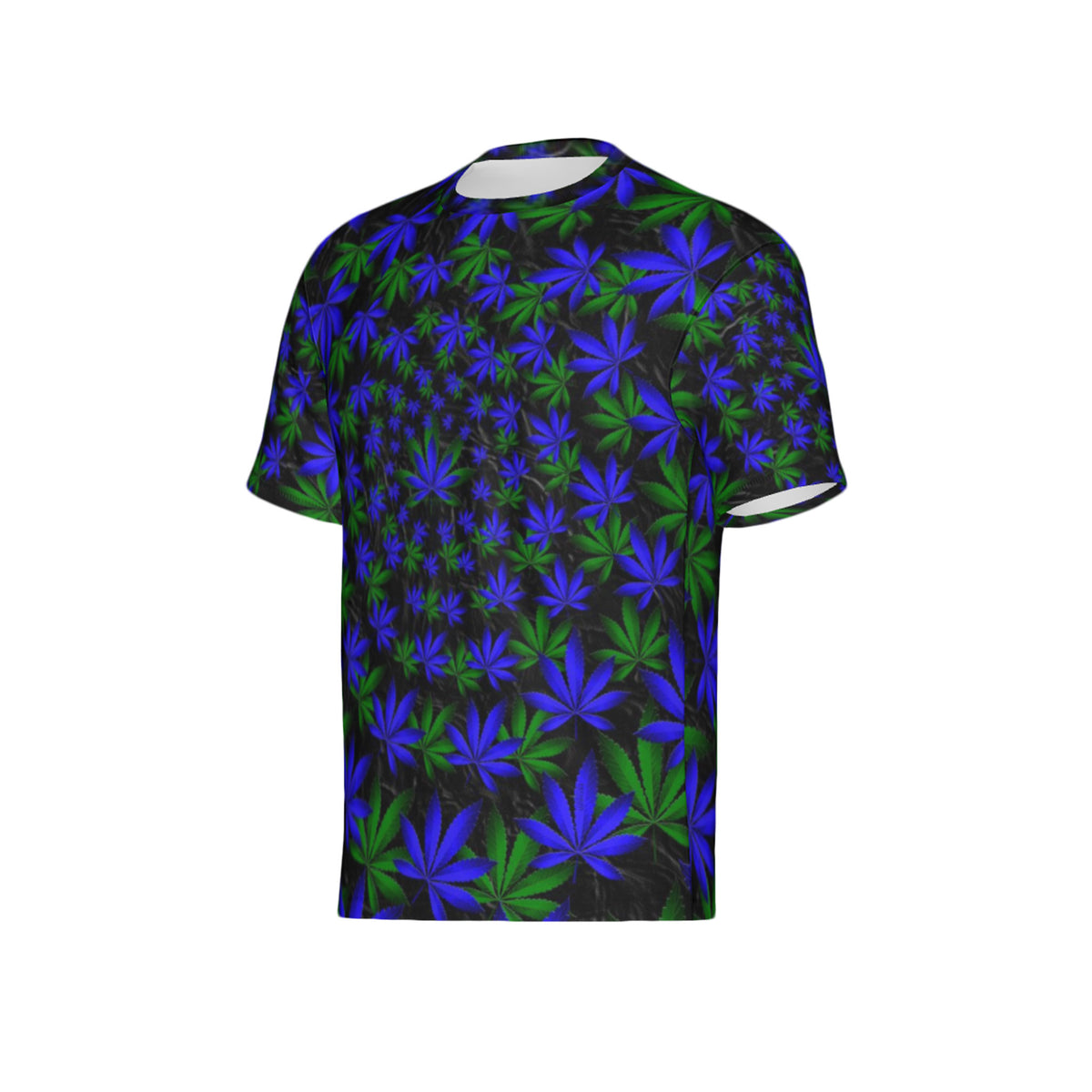 Men Twisted OG Kush & Blueberry Pie Performance UPF+50 Short Sleeve Shirt