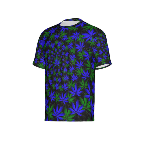 Men Twisted OG Kush & Blueberry Pie Performance UPF+50 Short Sleeve Shirt