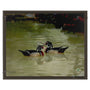 16x20 FRAMED Image Wrap Canvas --  2 WOOD DUCKS
