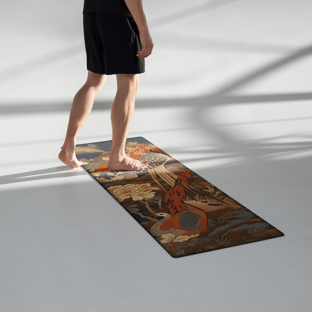 Japanese Crane Yoga Mat