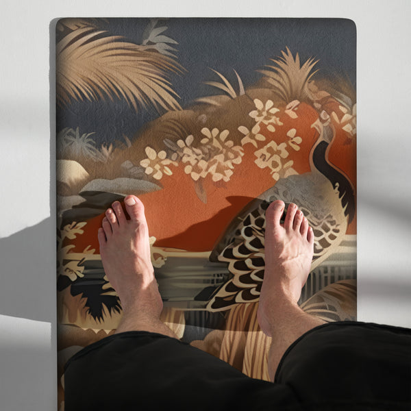 Japanese Crane Yoga Mat