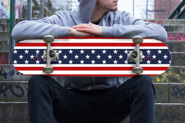 Stars-N-Stripes Custom Skateboard