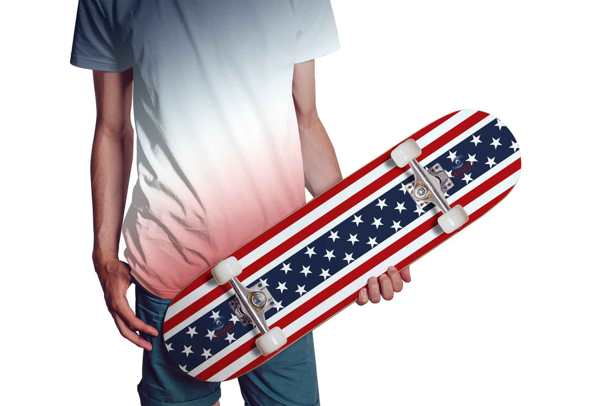 Stars-N-Stripes Custom Skateboard